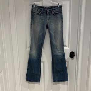 7 For All Mankind Medium Wash Flare Jeans